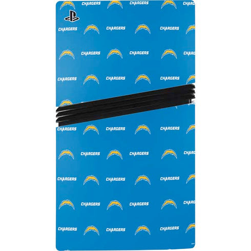 NFL Los Angeles Chargers Blitz Series PS5 Pro Console Skin